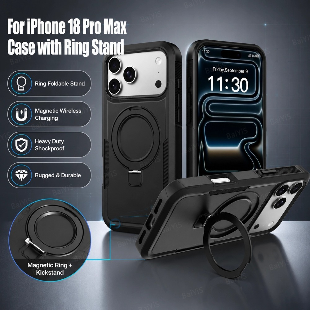 Matte Metal Ring Holder Magnet - Phone Cases Heavy Duty ulasan dan harga