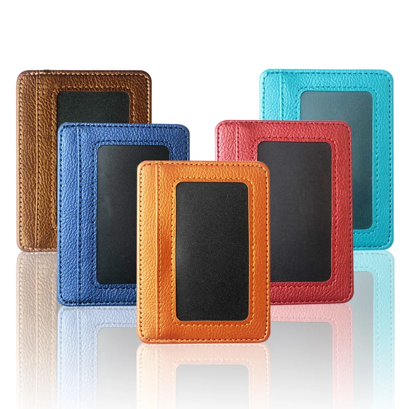 New Thin PU Leather Mini Walle - Slim Card Slot Case ulasan dan harga