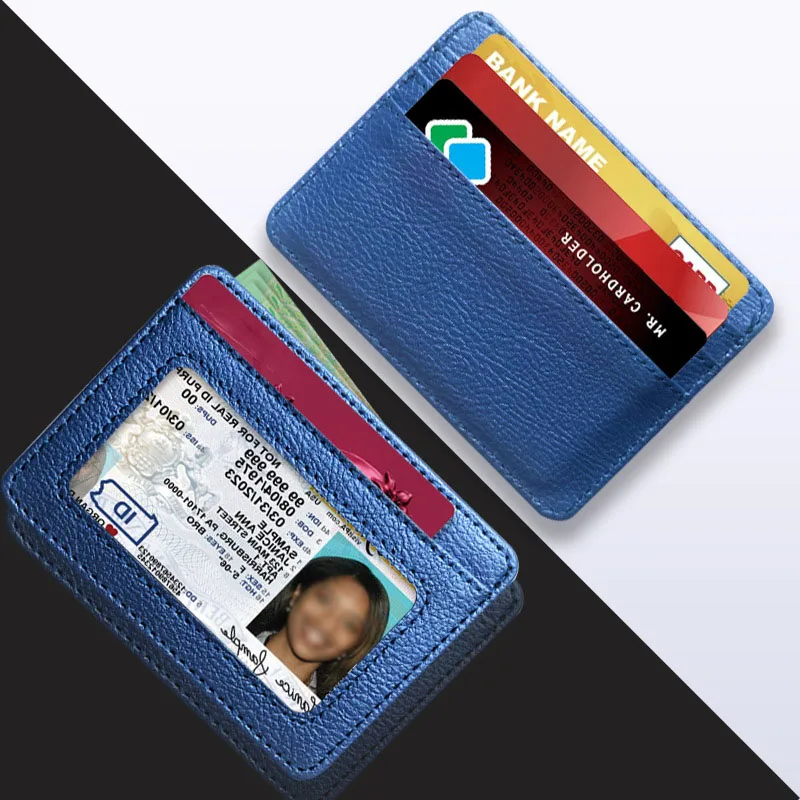 New Thin PU Leather Mini Walle - Slim Card Slot Case ulasan dan harga