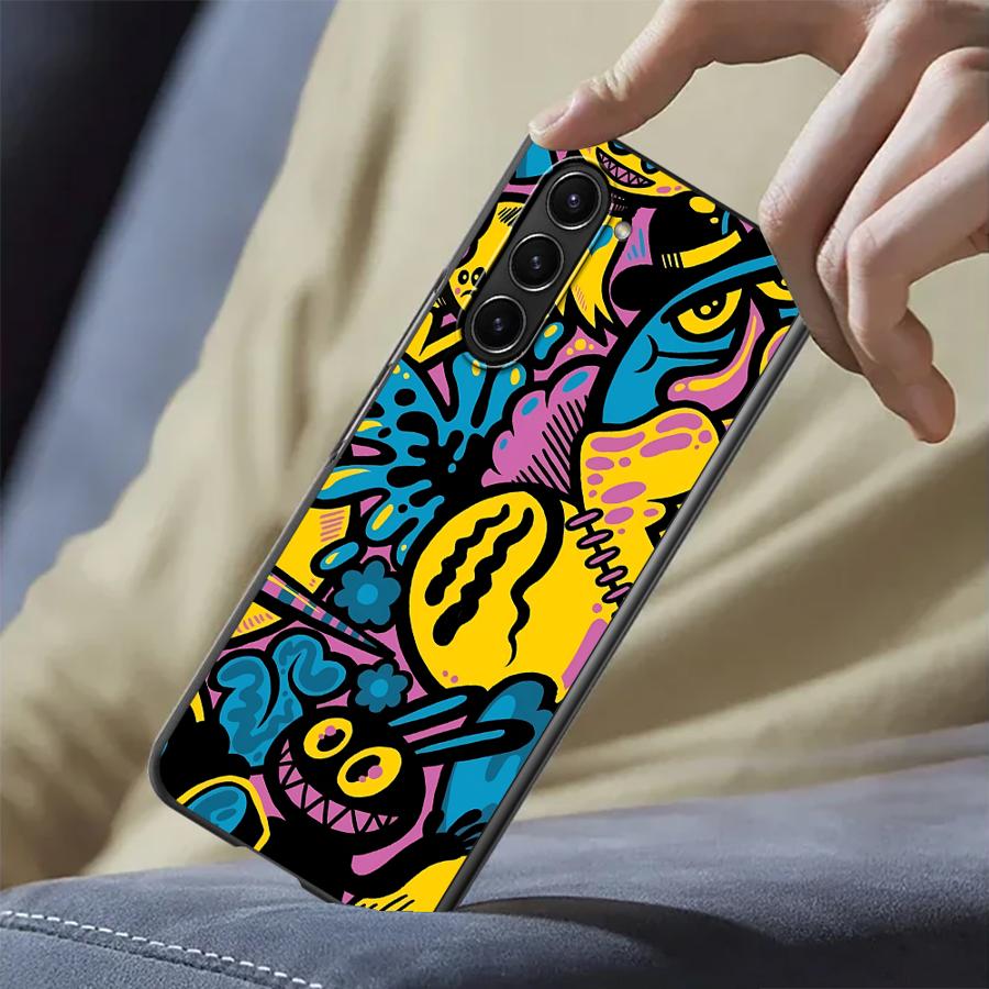 Cartoon Graffiti Design Case f - Phone Cases Z Fold 5 ulasan dan harga