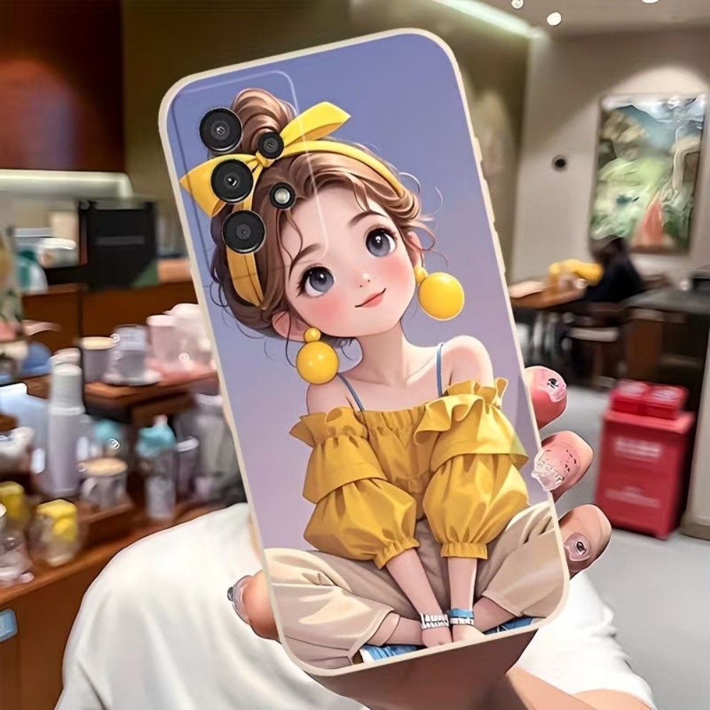 Cute Cartoon Girl Pattern Desi - Phone Cases Designer ulasan dan harga