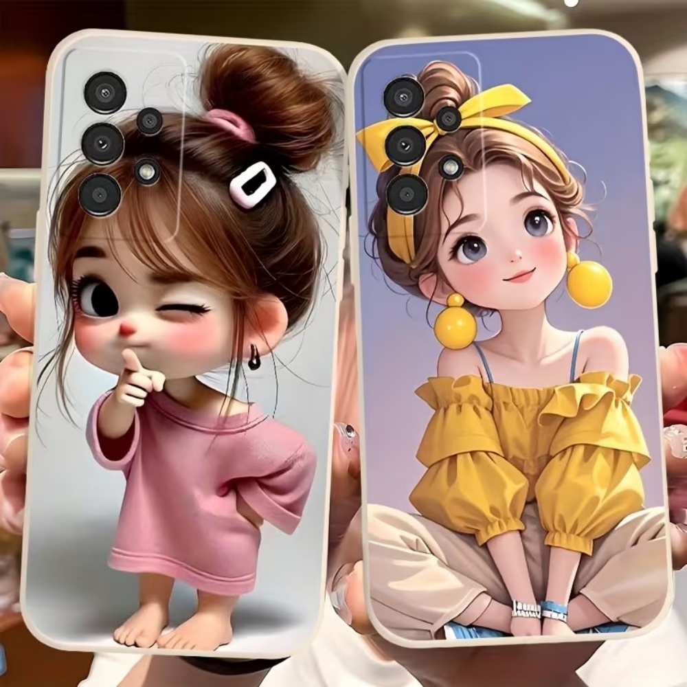 Cute Cartoon Girl Pattern Desi - Phone Cases Designer ulasan dan harga