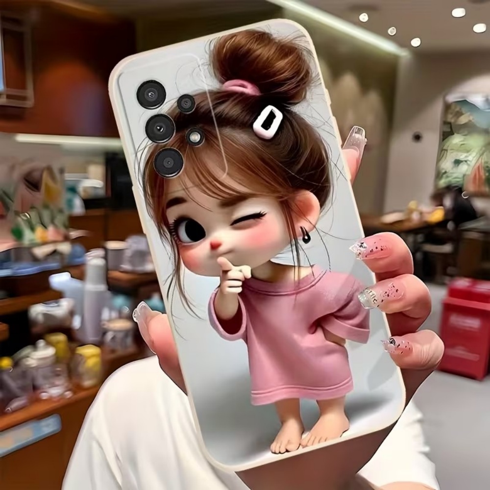 Cute Cartoon Girl Pattern Desi - Phone Cases Designer ulasan dan harga