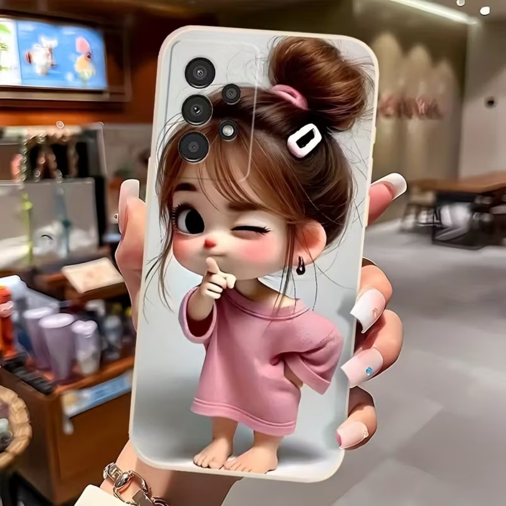 Cute Cartoon Girl Pattern Desi - Phone Cases Designer ulasan dan harga
