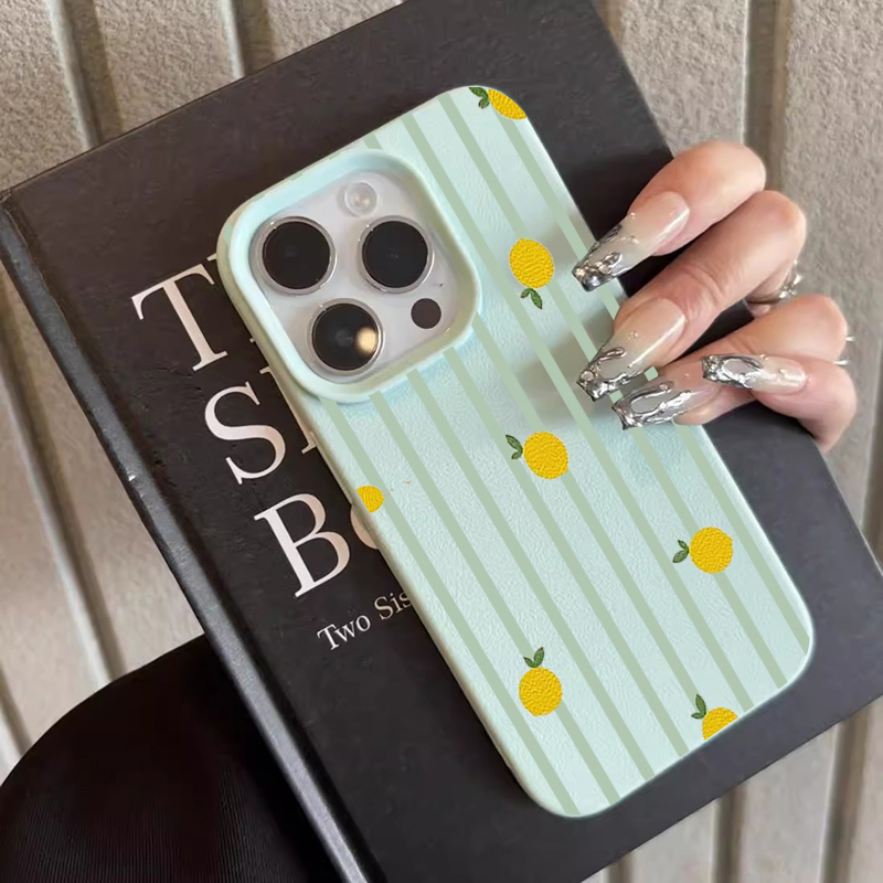 Shockproof Cute Lemon Pattern  - Phone Cases Cute Iphone 13 ulasan dan harga