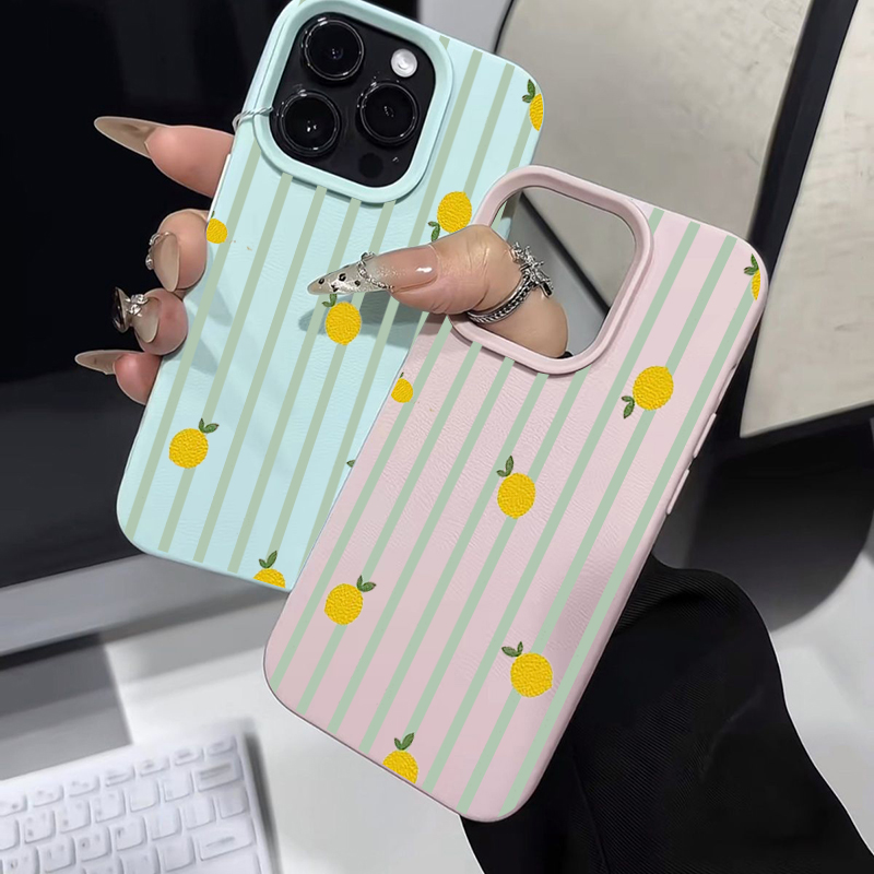 Shockproof Cute Lemon Pattern  - Phone Cases Cute Iphone 13 ulasan dan harga