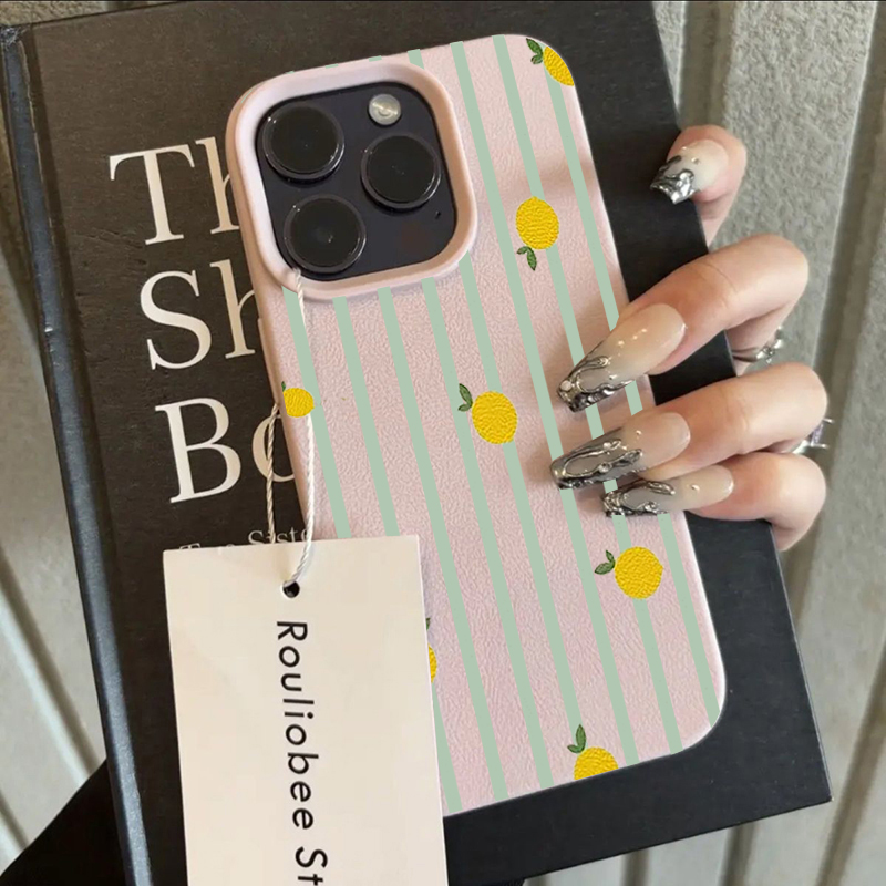 Shockproof Cute Lemon Pattern  - Phone Cases Cute Iphone 13 ulasan dan harga