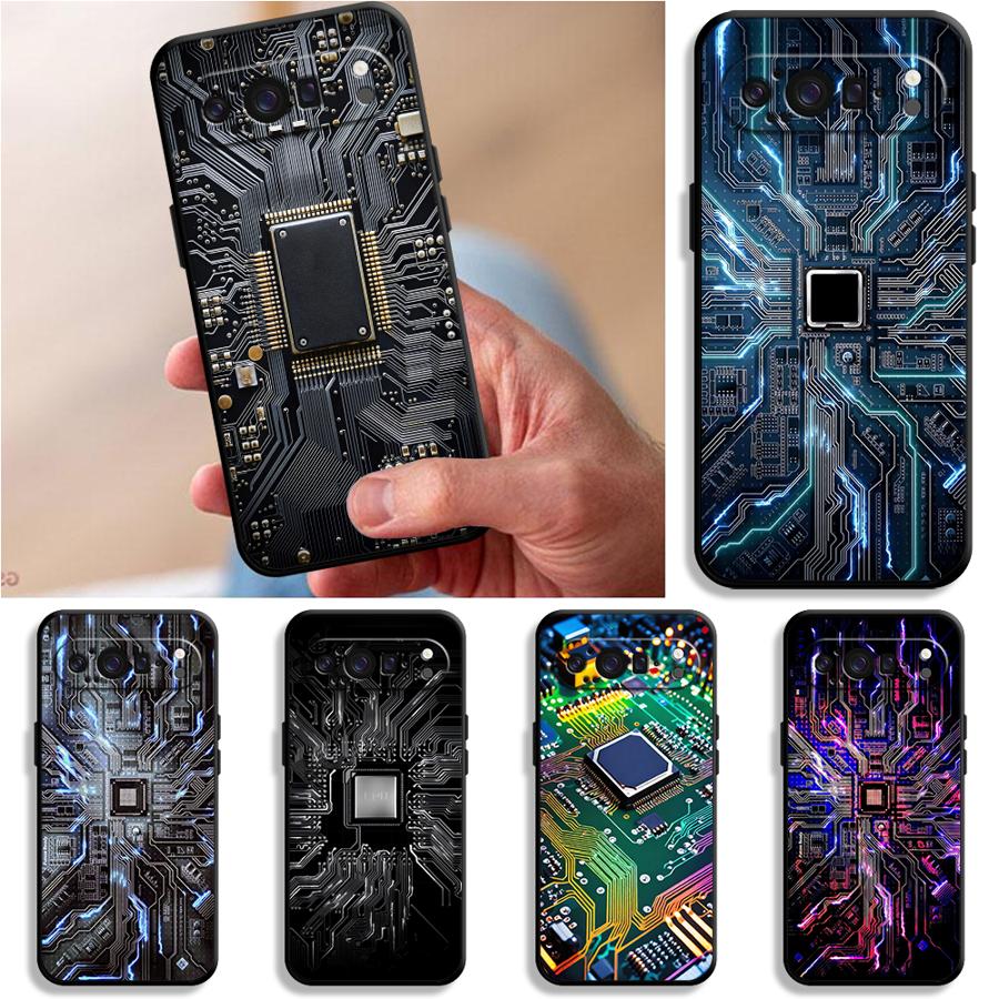 Retro Circuit Board Funda Phon - Phone Cases Google Pixel 7 ulasan dan harga