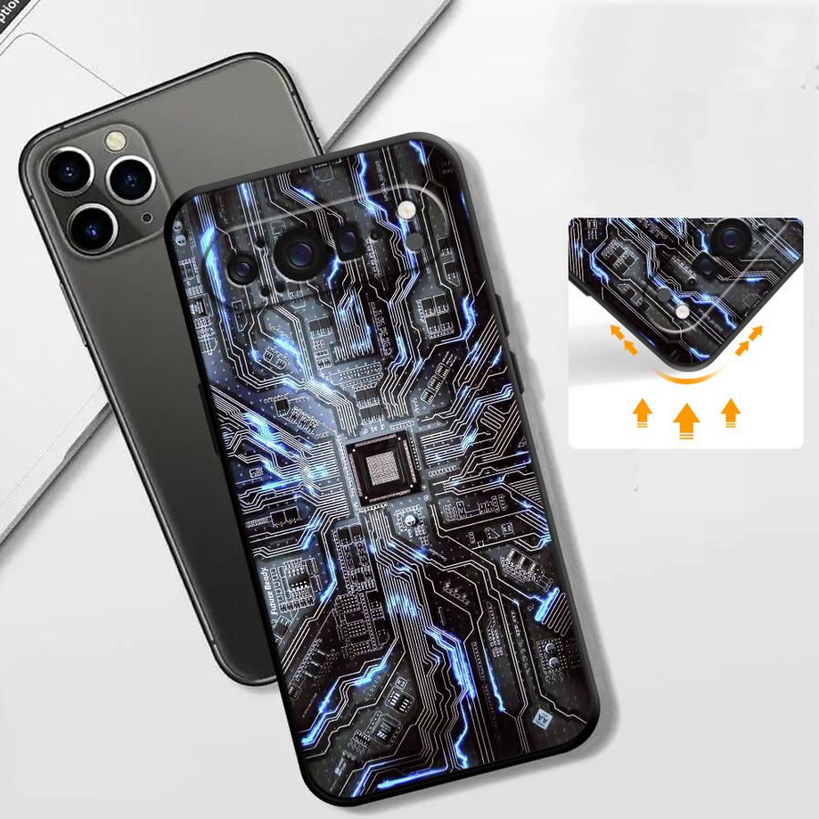 Retro Circuit Board Funda Phon - Phone Cases Google Pixel 7 ulasan dan harga