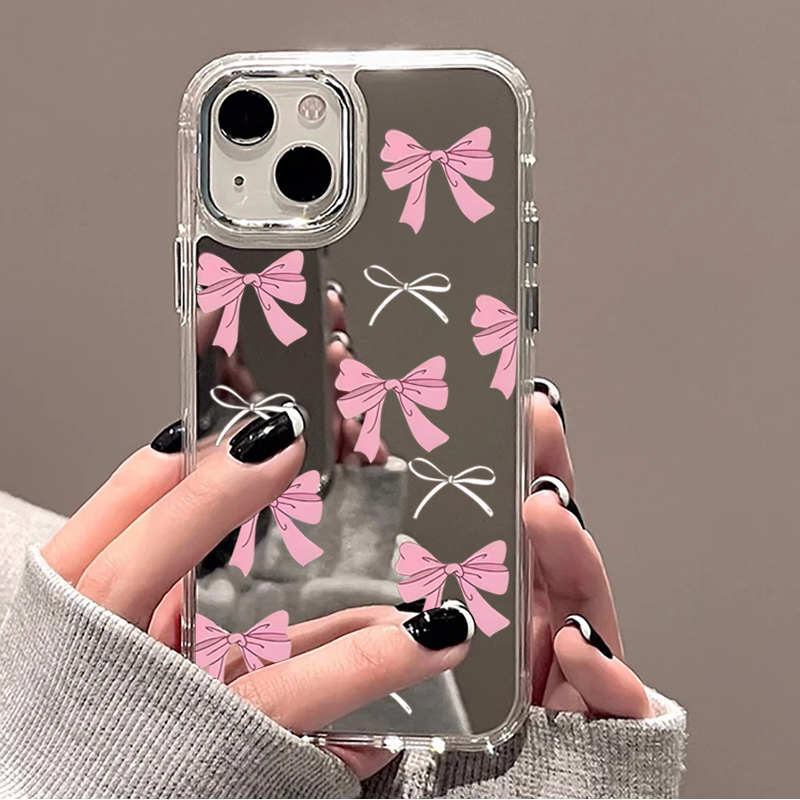 Cute Pink Black Bow Pattern Mi - Phone Cases Cute Iphone 13 ulasan dan harga