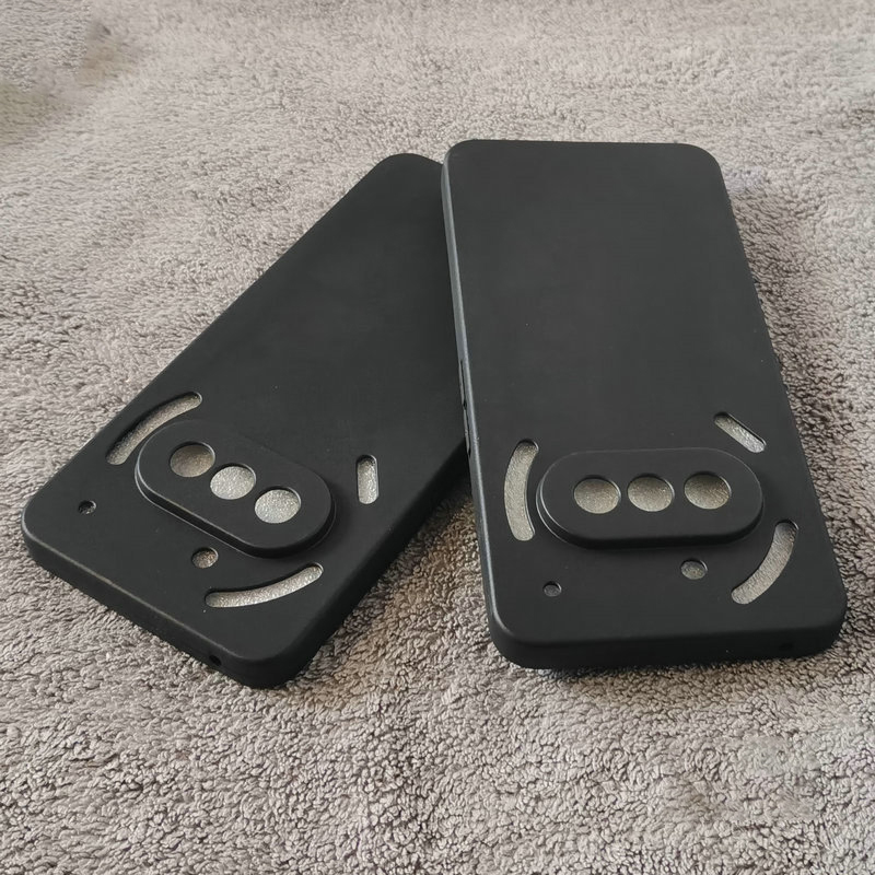 Black Matte Silicone Case For  - Phone Cases Nothing 3A ulasan dan harga