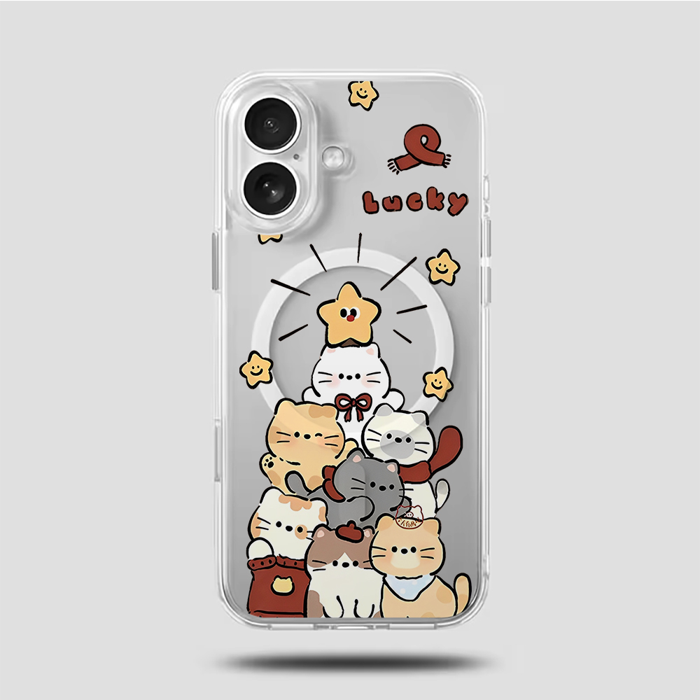 Cute Cartoon Kitten Print Comp - Phone Cases Iphone 11 ulasan dan harga