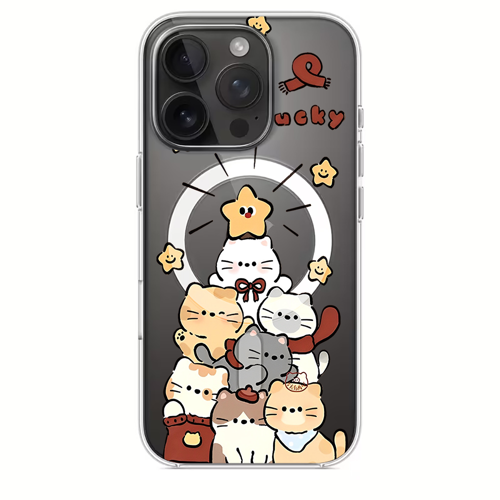 Cute Cartoon Kitten Print Comp - Phone Cases Iphone 11 ulasan dan harga